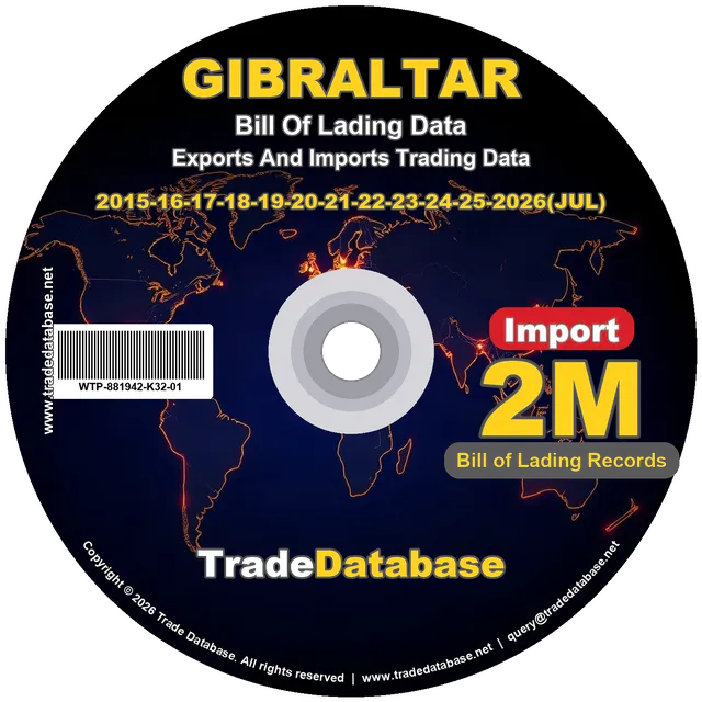 Gibraltar Import BL Data 2015-2026 CD