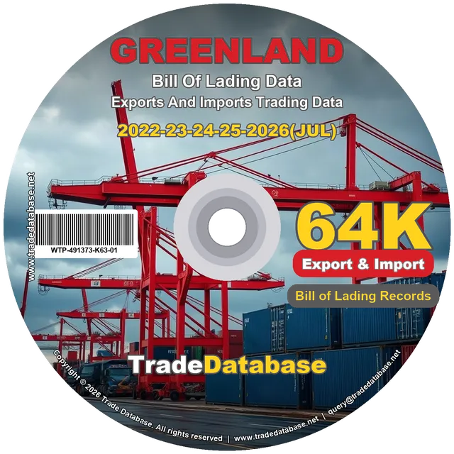 Greenland Export & Import BL Data 2022-2026 CD