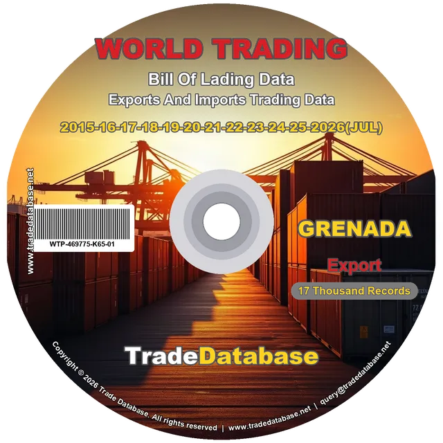 Grenada Export BL Data 2015-2026 CD