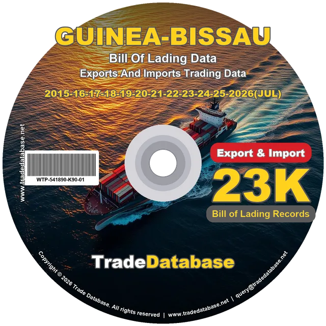Guinea-Bissau Export & Import BL Data 2015-2026 CD