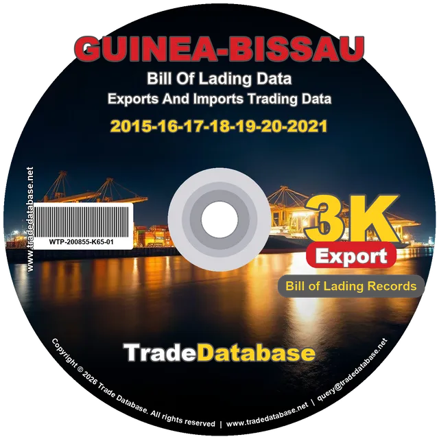 Guinea-Bissau Export BL Data 2015-2021 CD