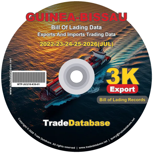 Guinea-Bissau Export BL Data 2022-2026 CD