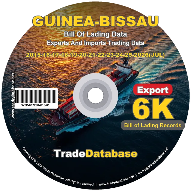 Guinea-Bissau Export BL Data 2015-2026 CD