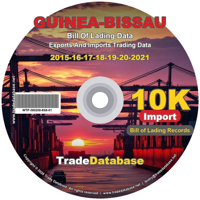 Guinea-Bissau Import BL Data 2015-2021 CD