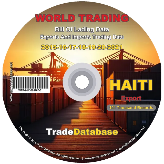 Haiti Export BL Data 2015-2021 CD