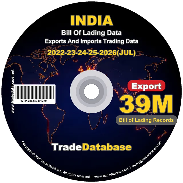 India Export BL Data 2022-2026