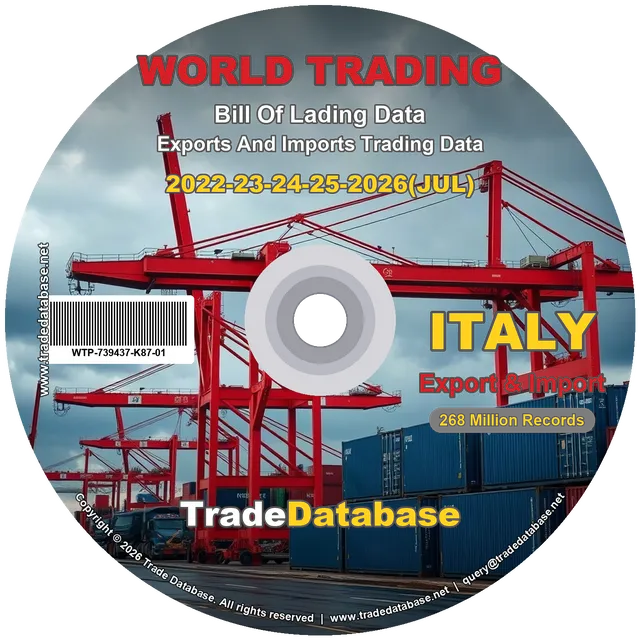 Italy Export & Import BL Data 2022-2026