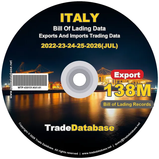 Italy Export BL Data 2022-2026