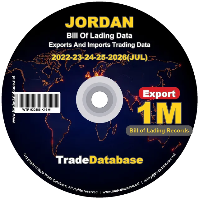 Jordan Export BL Data 2022-2026