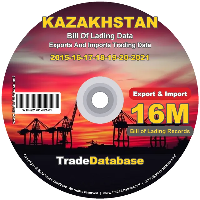 Kazakhstan Export & Import BL Data 2015-2021