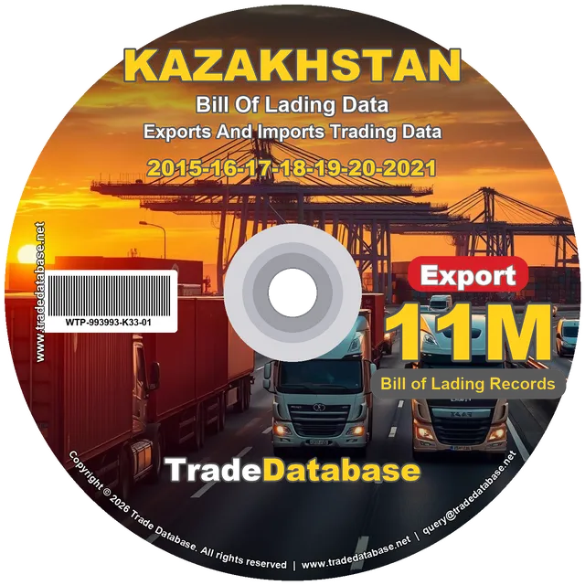 Kazakhstan Export BL Data 2015-2021