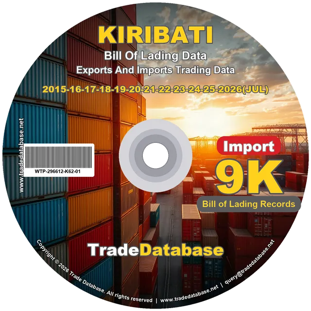 Kiribati Import BL Data 2015-2026 CD