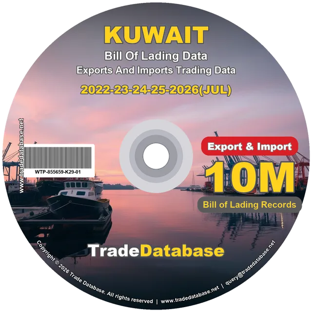 Kuwait Export & Import BL Data 2022-2026