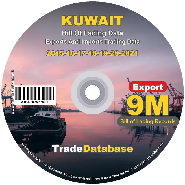 Kuwait Export BL Data 2015-2021