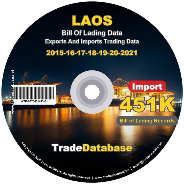Laos Import BL Data 2015-2021 CD