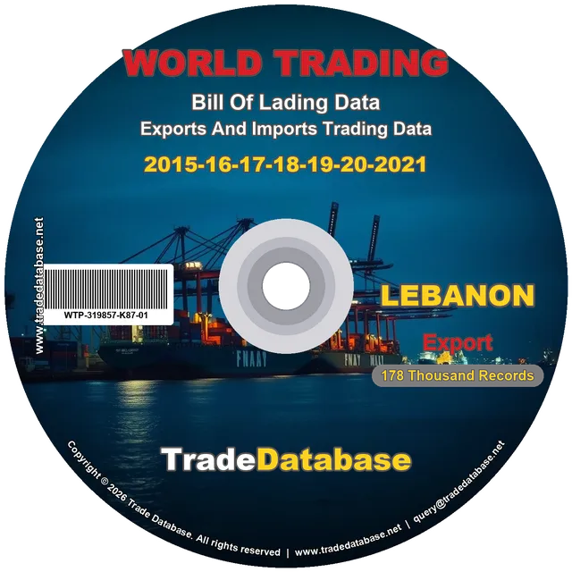Lebanon Export BL Data 2015-2021 CD