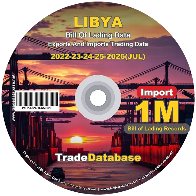 Libya Import BL Data 2022-2026