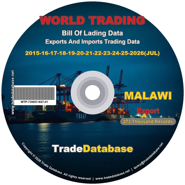 Malawi Export BL Data 2015-2026 CD
