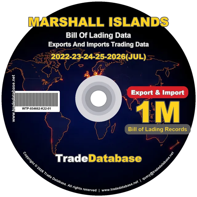 Marshall Islands Export & Import BL Data 2022-2026 CD