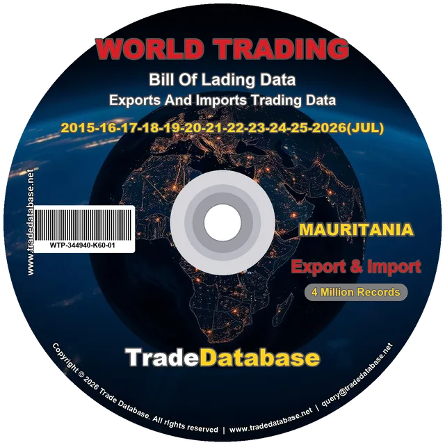 Mauritania Export & Import BL Data 2015-2026 CD