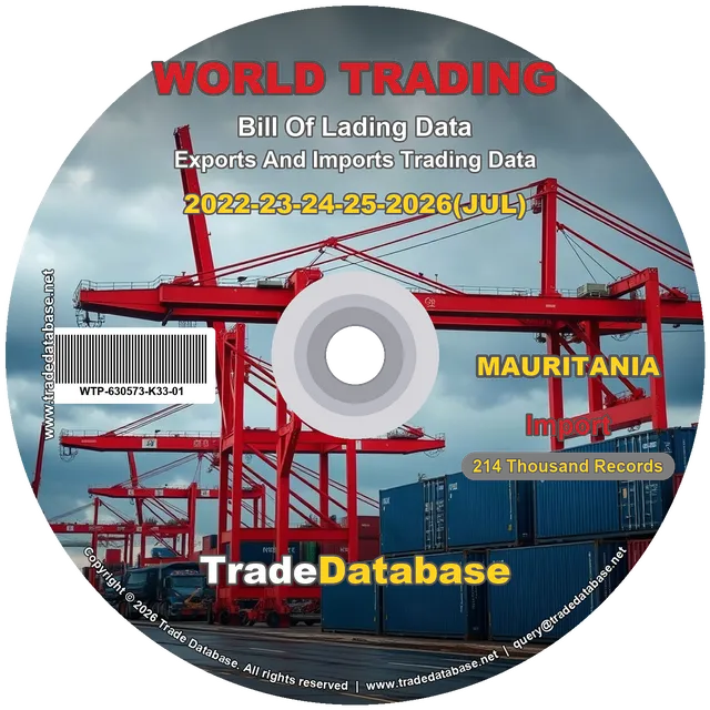 Mauritania Import BL Data 2022-2026 CD