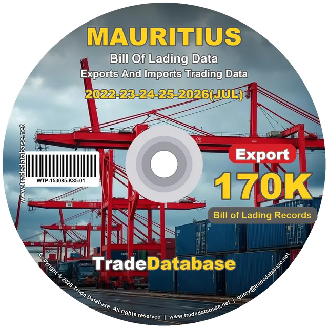 Mauritius Export BL Data 2022-2026 CD