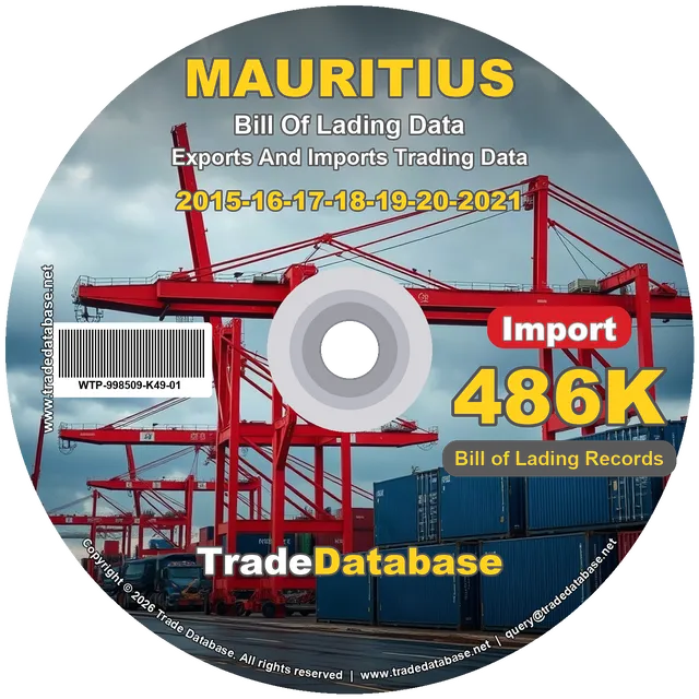 Mauritius Import BL Data 2015-2021 CD