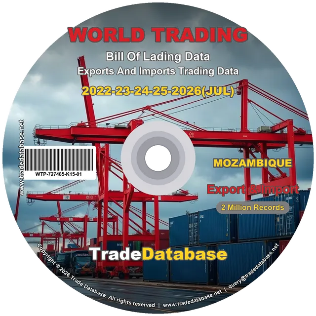 Mozambique Export & Import BL Data 2022-2026 CD