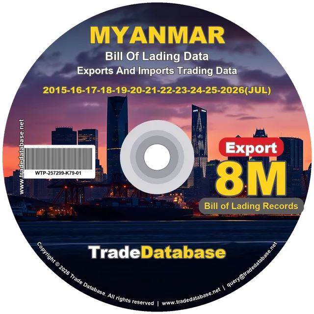 Myanmar Export BL Data 2015-2026
