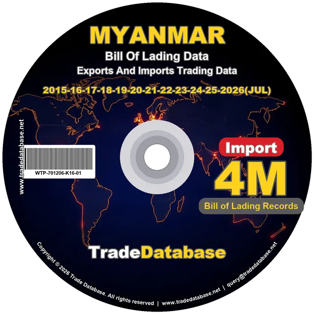 Myanmar Import BL Data 2015-2026
