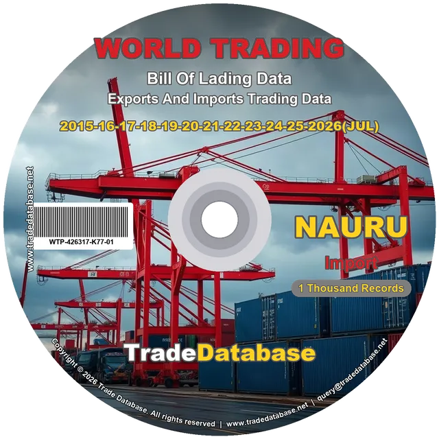 Nauru Import BL Data 2015-2026 CD