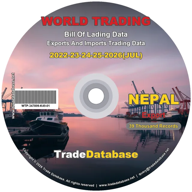 Nepal Export BL Data 2022-2026 CD