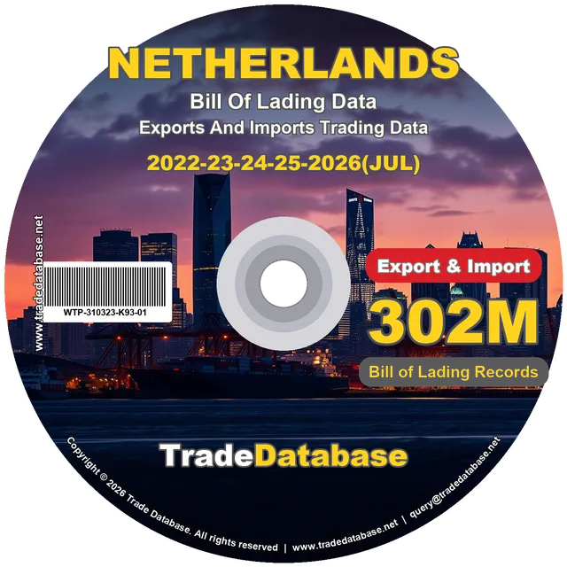 Netherlands Export & Import BL Data 2022-2026