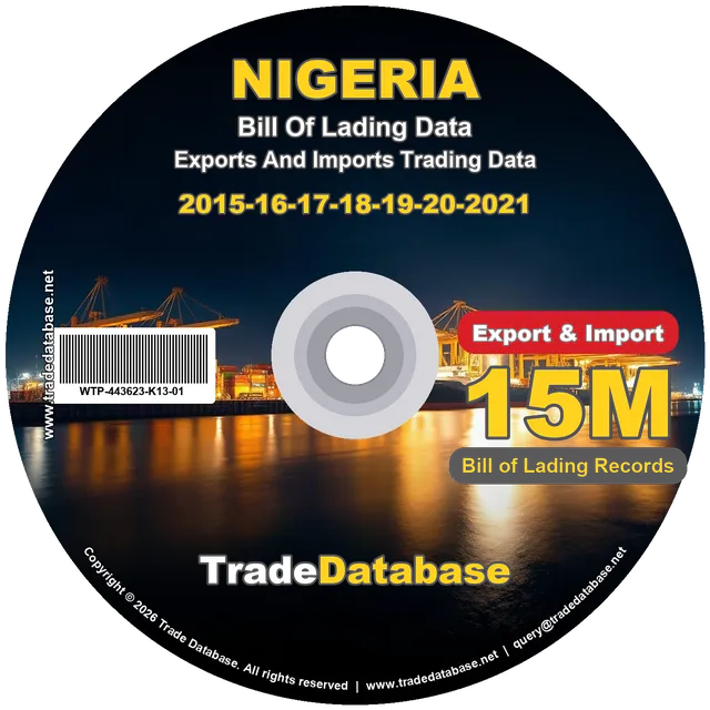 Nigeria Export & Import BL Data 2015-2021