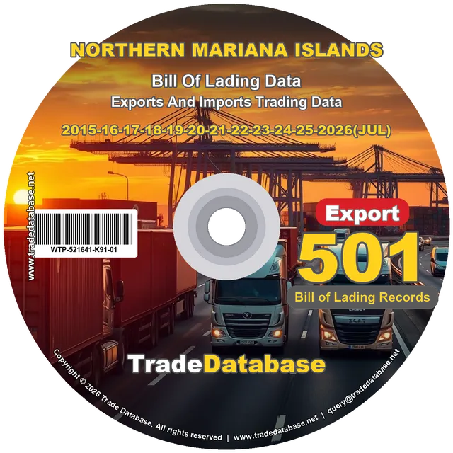 Northern Mariana Islands Export BL Data 2015-2026 CD
