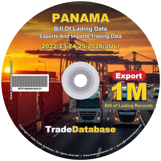 Panama Export BL Data 2022-2026