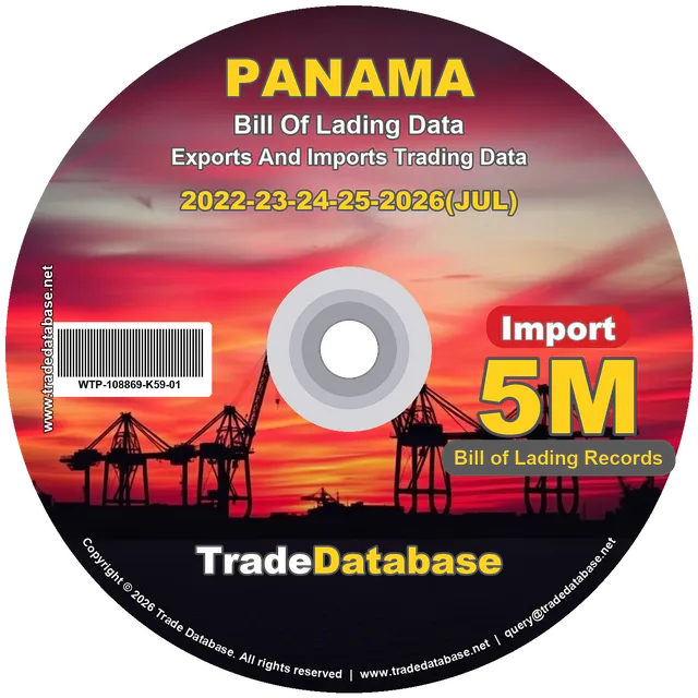Panama Import BL Data 2022-2026