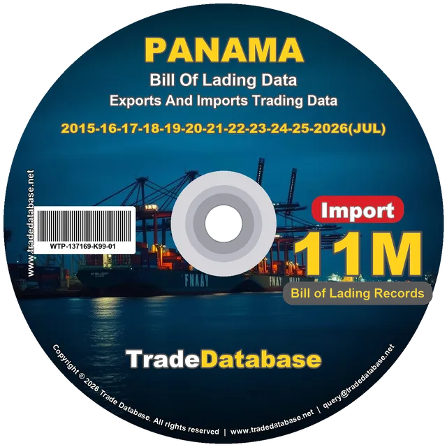 Panama Import BL Data 2015-2026