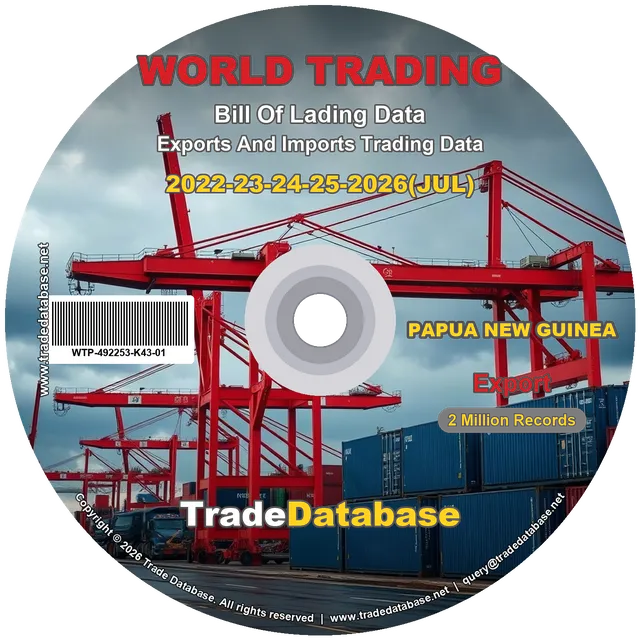 Papua New Guinea Export BL Data 2022-2026