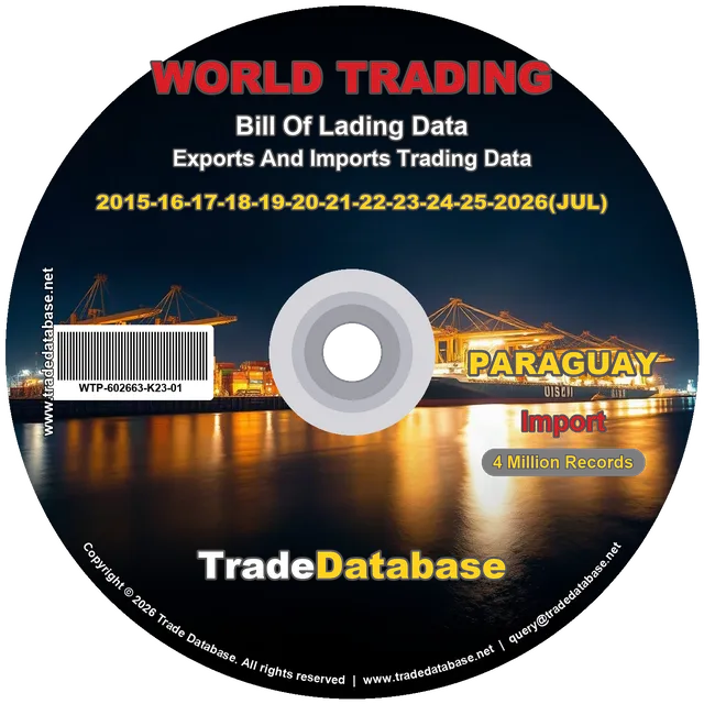 Paraguay Import BL Data 2015-2026