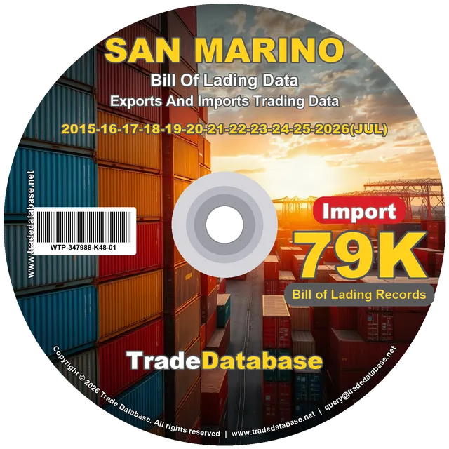 San Marino Import BL Data 2015-2026 CD