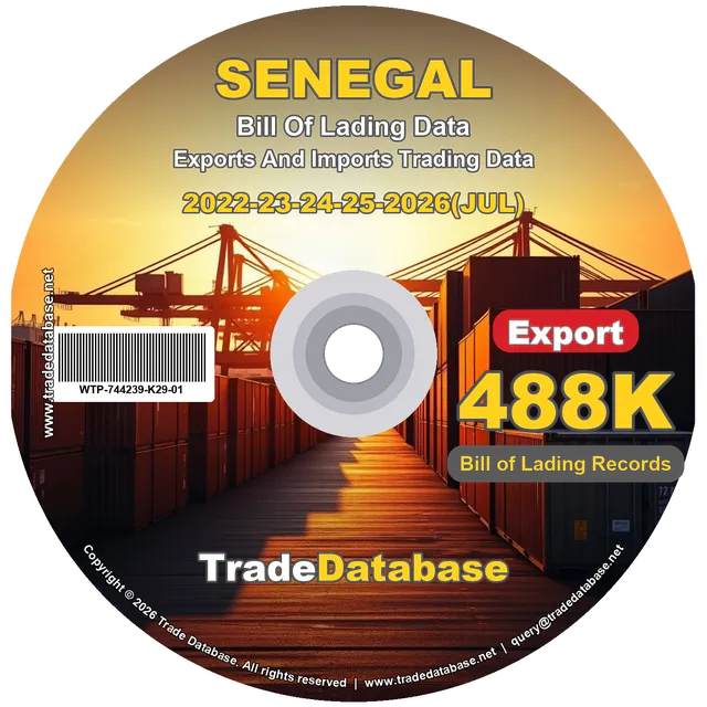 Senegal Export BL Data 2022-2026 CD