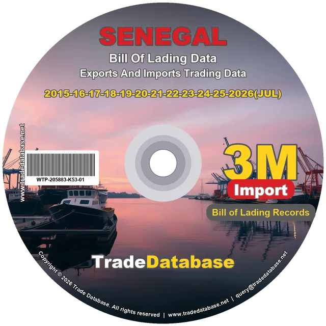 Senegal Import BL Data 2015-2026 CD