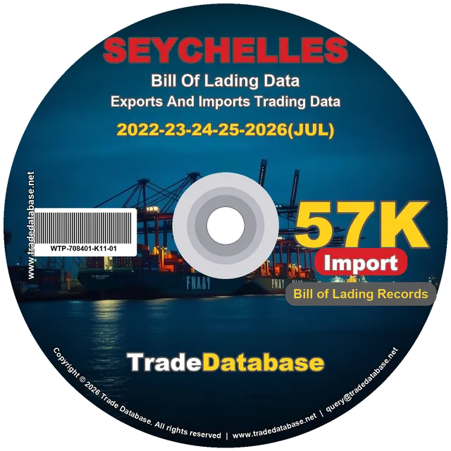 Seychelles Import BL Data 2022-2026 CD