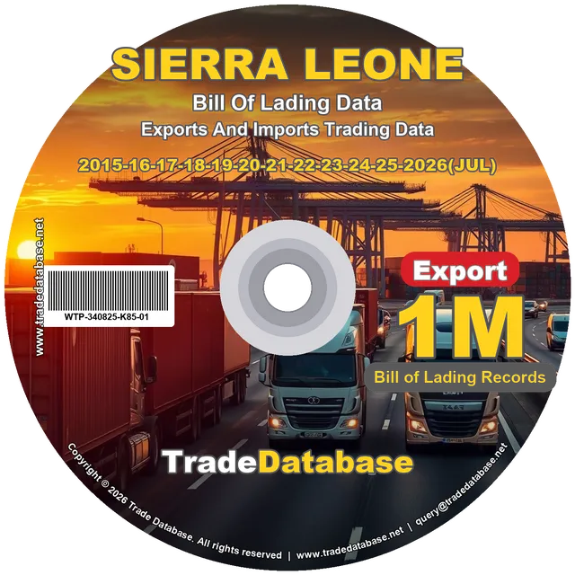 Sierra Leone Export BL Data 2015-2026 CD