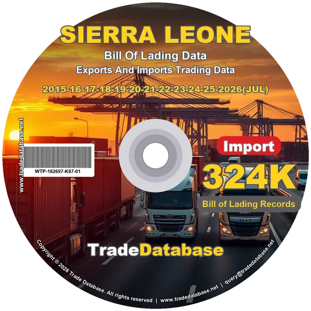 Sierra Leone Import BL Data 2015-2026 CD