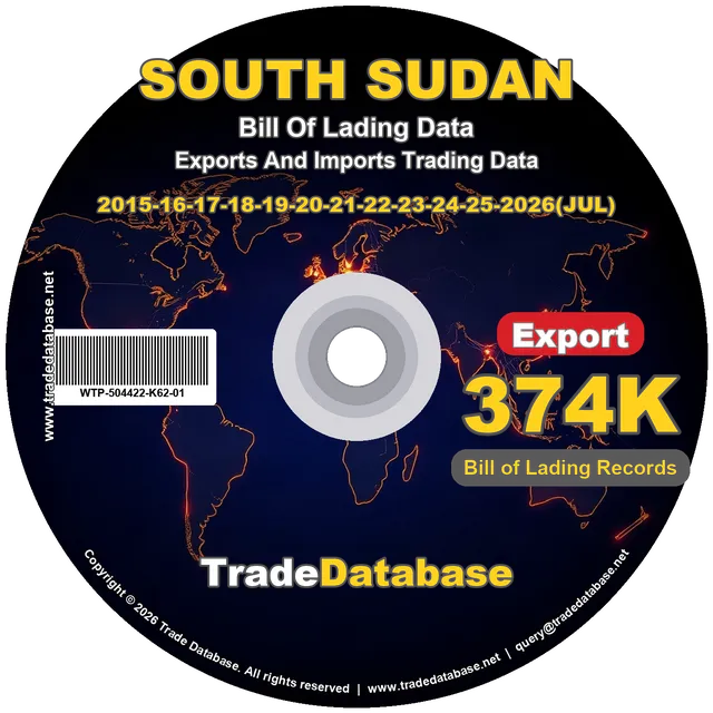 South Sudan Export BL Data 2015-2026 CD