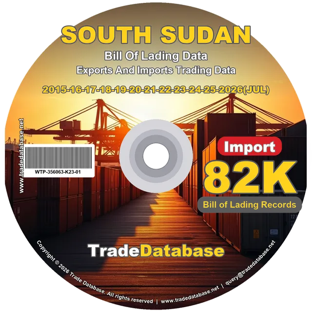 South Sudan Import BL Data 2015-2026 CD