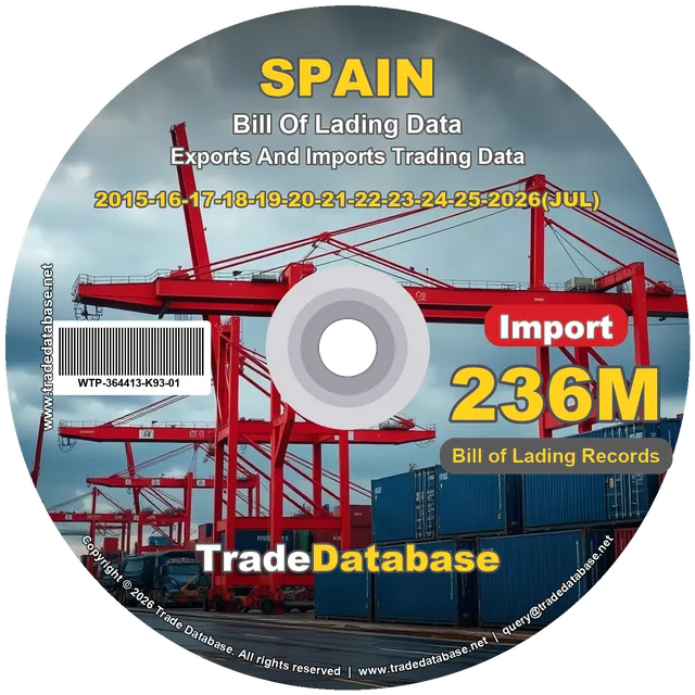 Spain Import BL Data 2015-2026