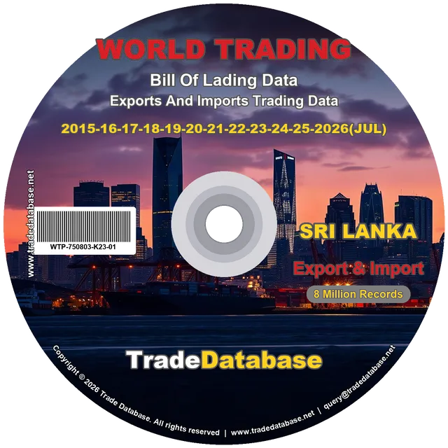Sri Lanka Export & Import BL Data 2015-2026